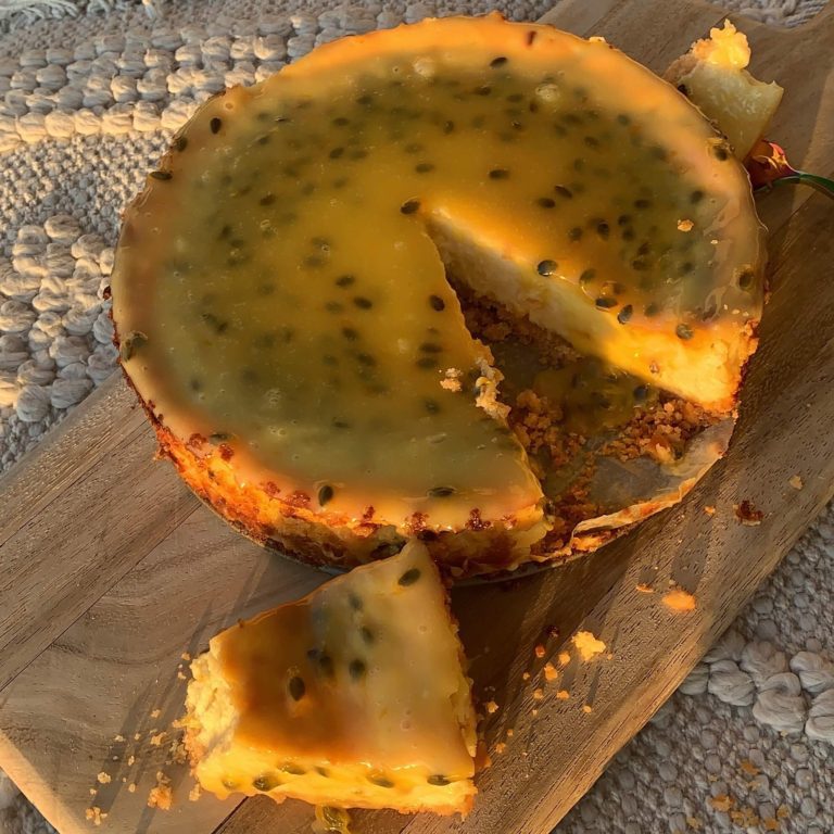 passionfruit cheesecake