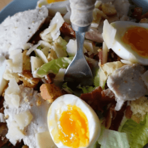 Caesar Salad with Lighter Greek Yoghurt Dressing